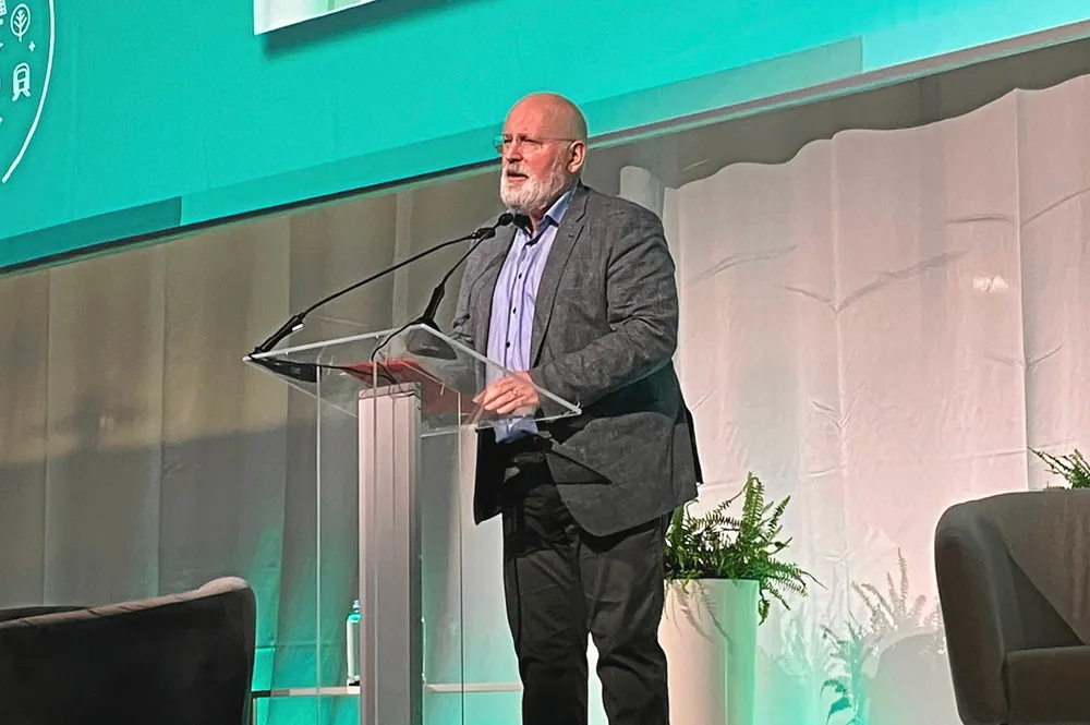 European Commission vice president Frans Timmermans at European Hydrogen Week