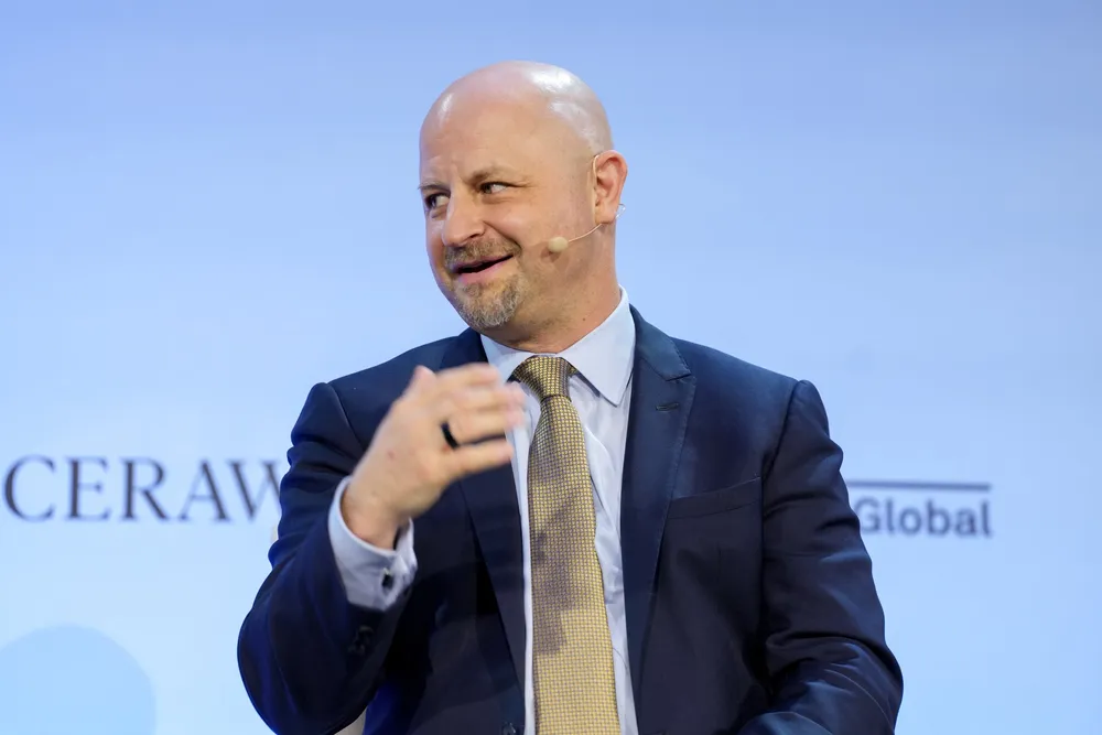 Glenfarne chief executive Brendan Duval speaks during the CERAWeek by S&P Global energy conference in Houston, Texas, US on 12 March 2025.