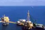 Falling output: part of the Cantarell complex in the Bay of Campeche