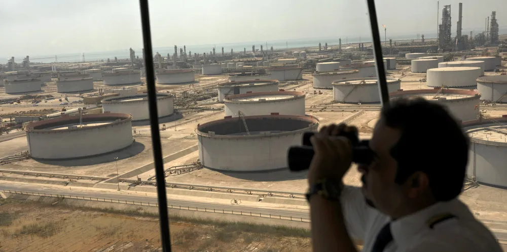 Ras Tanura in Saudi Arabia is the world’s largest crude export terminal.