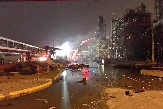 After the blast: PVM plant