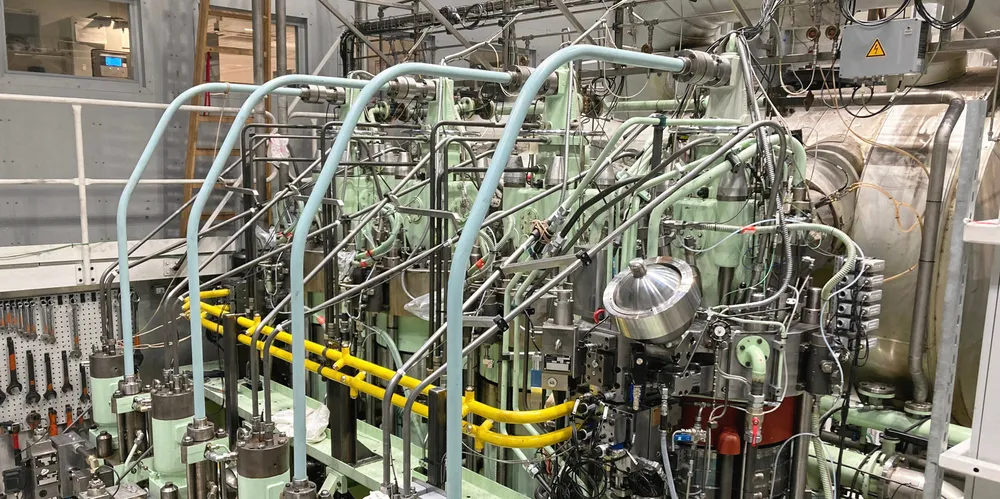 MAN Energy Solutions started trials on a single cylinder of its test engine with ammonia in July 2023.