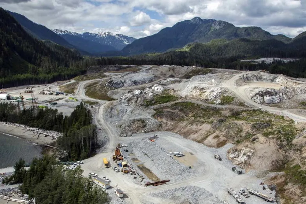 Cancelled: what would have been the site of the proposed Kitimat LNG export project in British Columbia