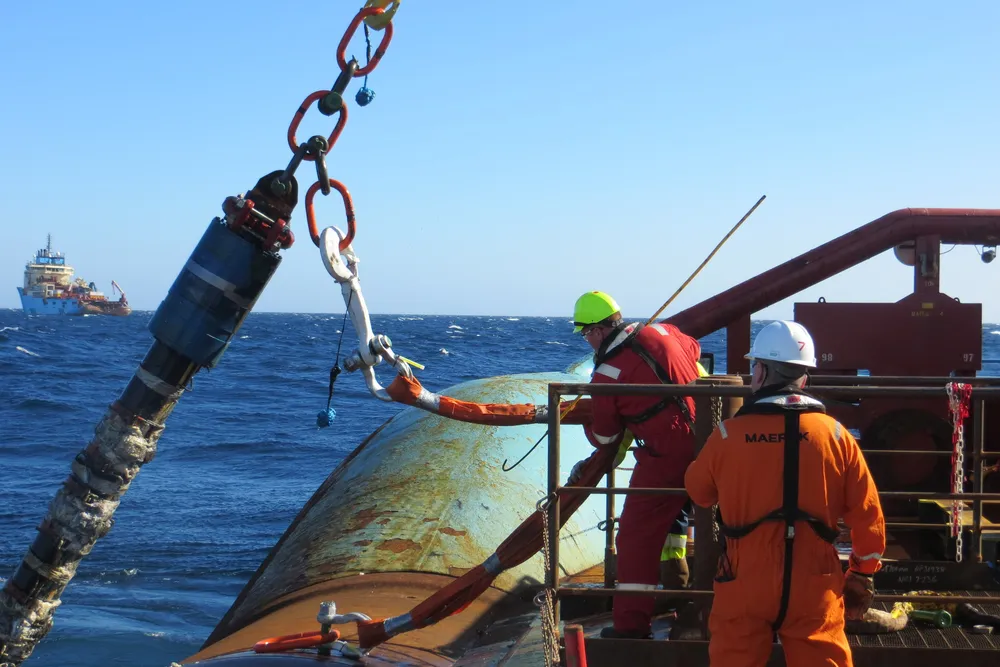 Decom work: Maersk at Janice field
