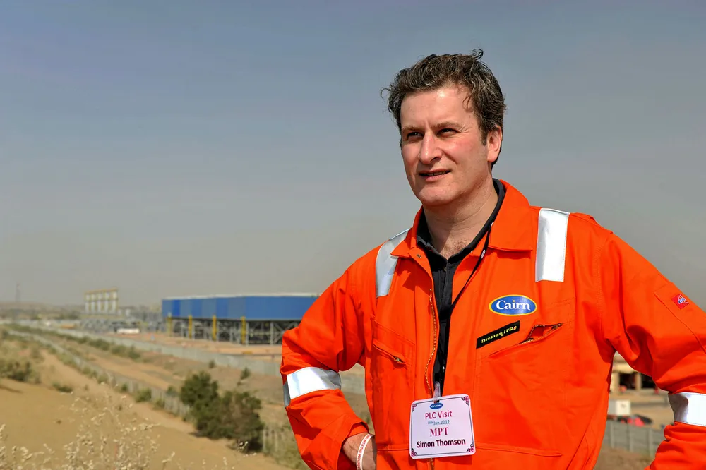 Spending cuts: Cairn chief executive Simon Thomson