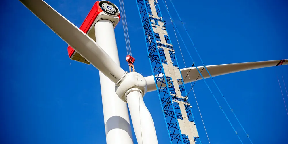 Installation of Nordex turbine