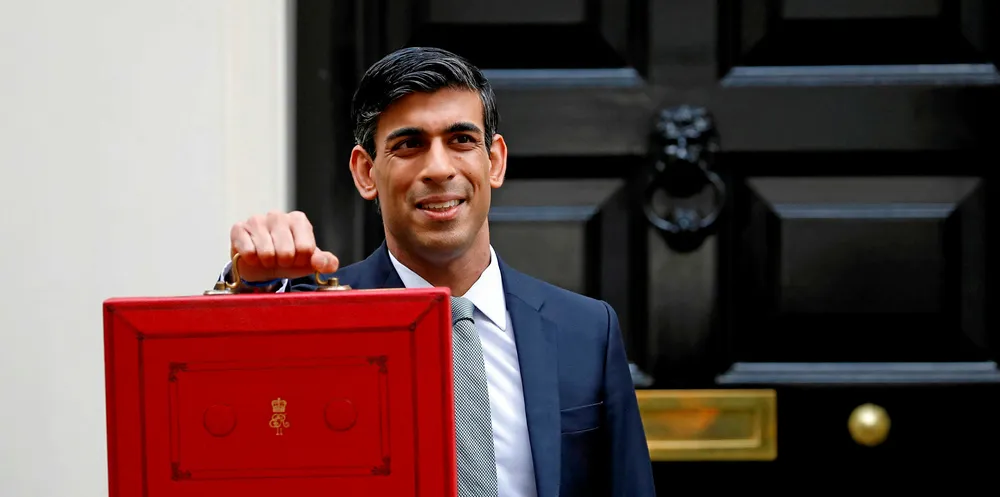 Britain's Chancellor of the Exchequer Rishi Sunak.