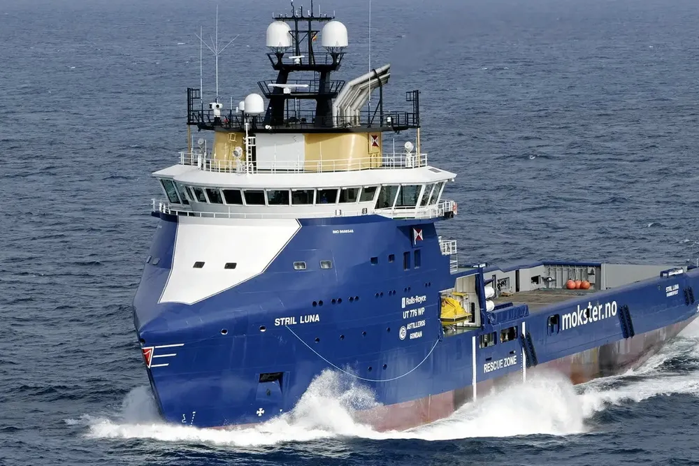 New contract: the Stril Luna, owned by Simon Mokster Rederi.