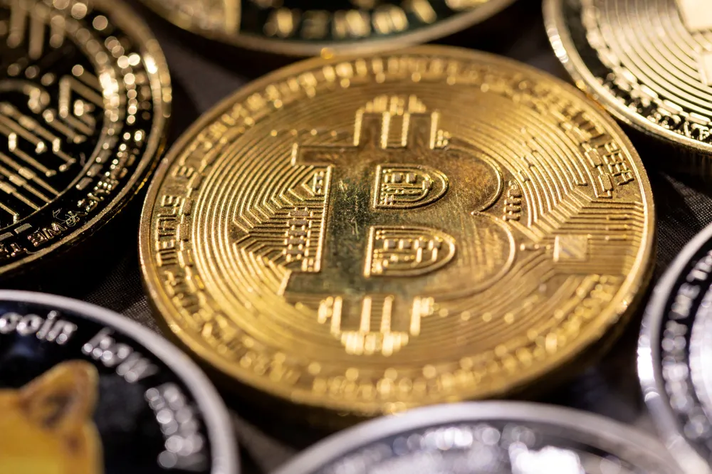 Kursen på bitcoin har tapt seg på tampen av året.