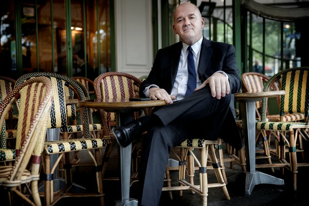 Emmanuel Macron ligger an til å bli Frankrikes neste president etter søndagens valg. Underveis har han fått verdifull drahjelp av den mektige finansmannen Stéphane Boujnah (bildet). Foto: Linda Næsfeldt
