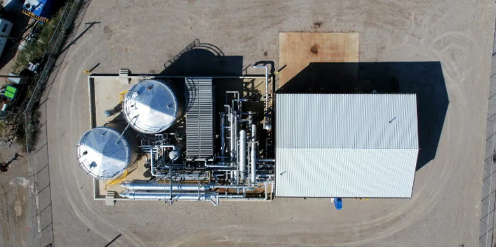 Canadian start-up Hydrostor's compressed air energy storage pilot project in Goderich, Ontario