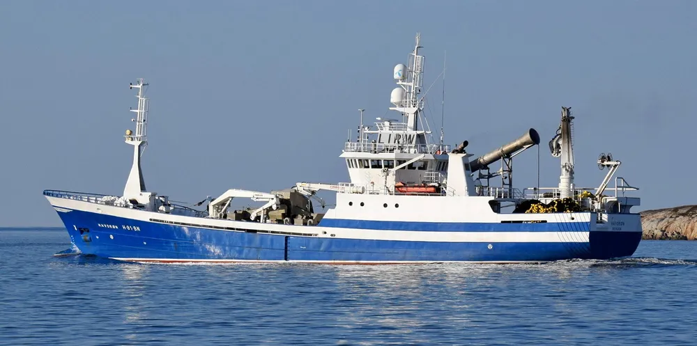 «Havdrøn» var tidlig på auksjonslista med stor «havsild», og bekrefter at denne silda er etterspurt vare.