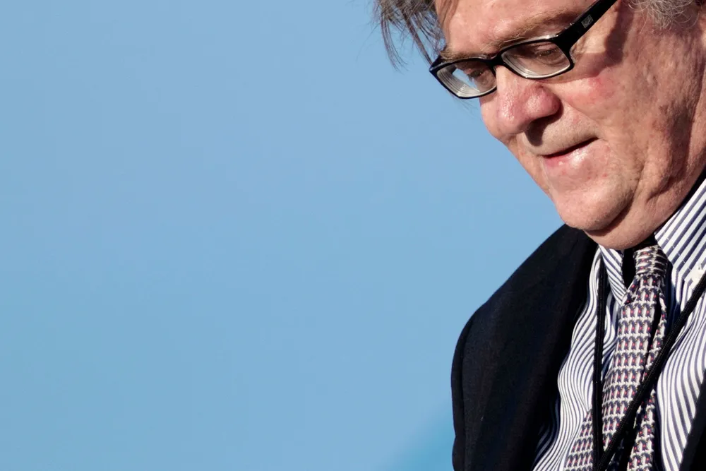 Steve Bannon er ute av Det hvite hus. Men han og den høyreorienterte bevegelsen han er en lederfigur for, er mektigere enn noensinne i USA. Foto: Jim Watson/AFP/NTB Scanpix