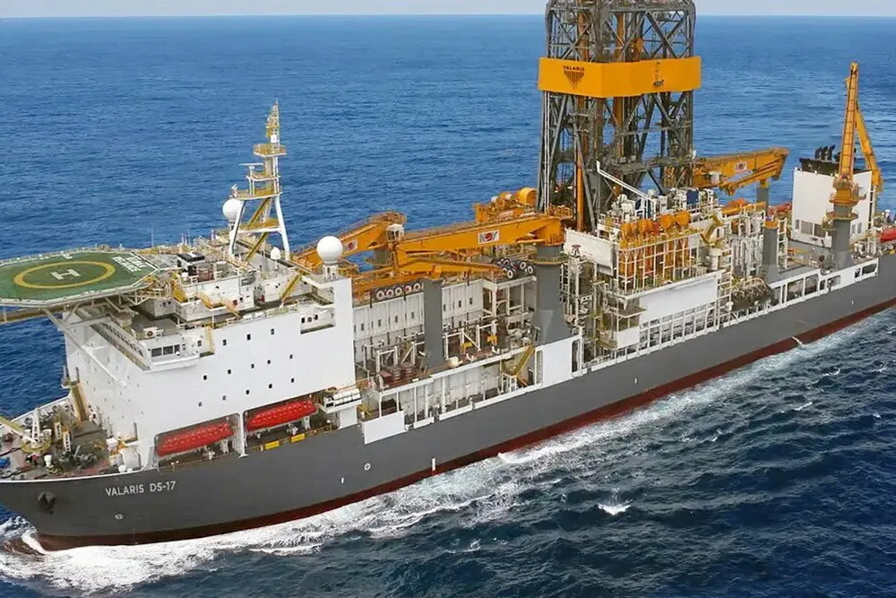 Reactivation under way: the Valaris drillship DS-17.