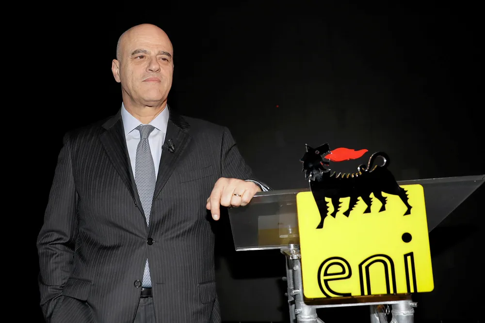 Eni chief executive Claudio Descalzi.