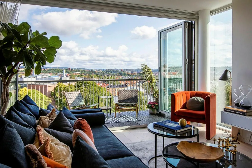 Prisantydningen på toppetasjeleiligheten i Oslo lå på 146.000 kroner per kvadratmeter.
