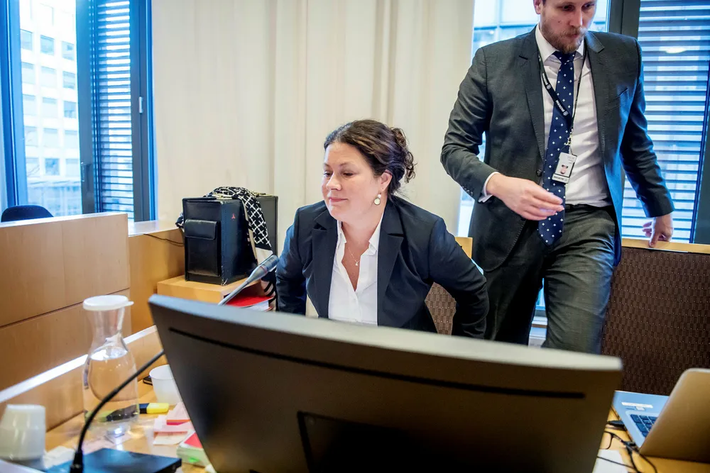 Aktor Anna Haugmoen Mo og medaktor Einar Holaker i Økokrim la ned påstand om fengsel i 11 og 13 måneder for de tidligere toppene i Tetra Pak og Tine.