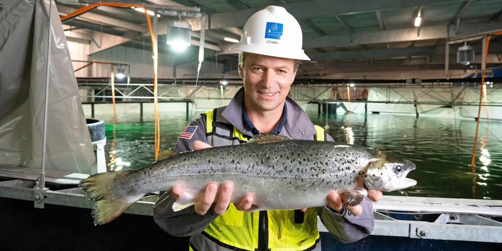 Johan Andreassen i Atlantic Sapphire.
