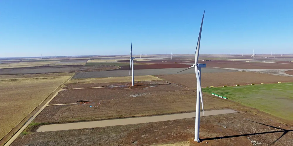 The Cotton Plains/Old Settler wind complex supplying the US Army at Fort Hood