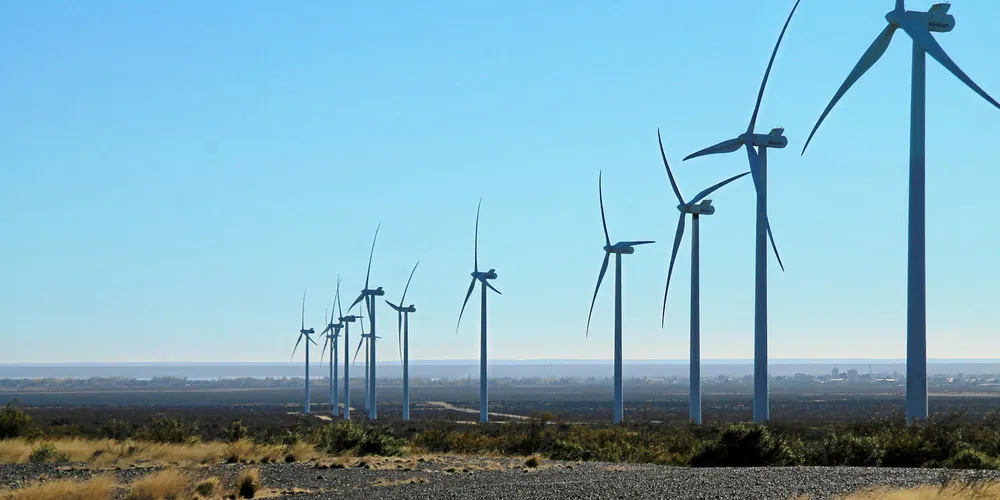 Vestas turbines in Argentina.