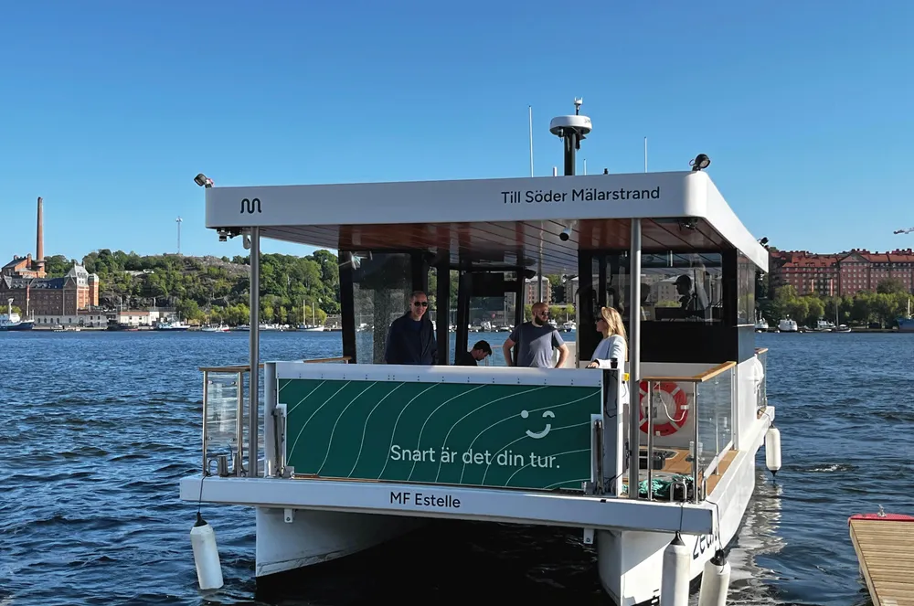 «Estelle» er en selvstyrt og Torghatten-drevet passasjerferje i Stockholm. Nå skal selskapet også drive virksomhet i Göteborgs skjærgård.