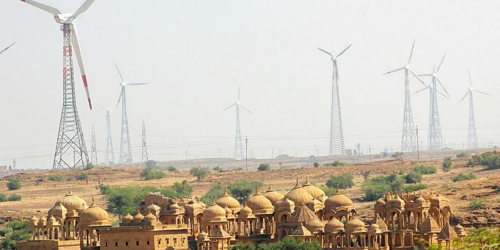 Indian wind turbines.