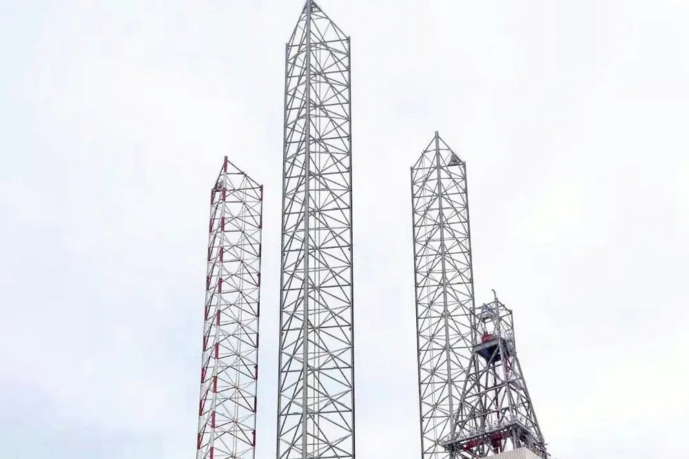 New well: The CIMC Raffles jack-up drilling rig Gulf Driller VIII