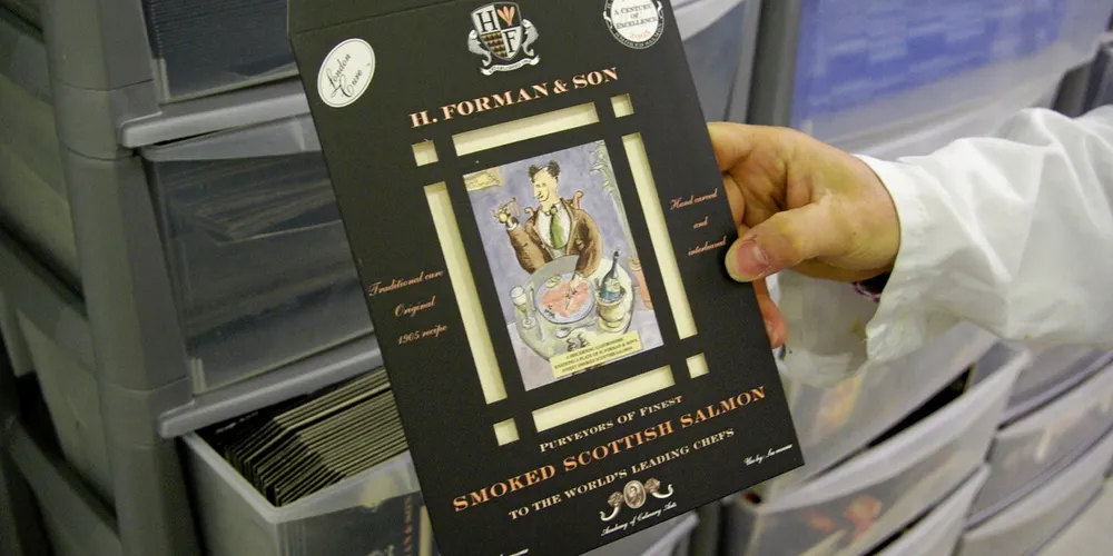 Smoked salmon from H. Forman and Son. Former Brexit Party MEP Lance Forman is in a dispute over rival's smoking process.