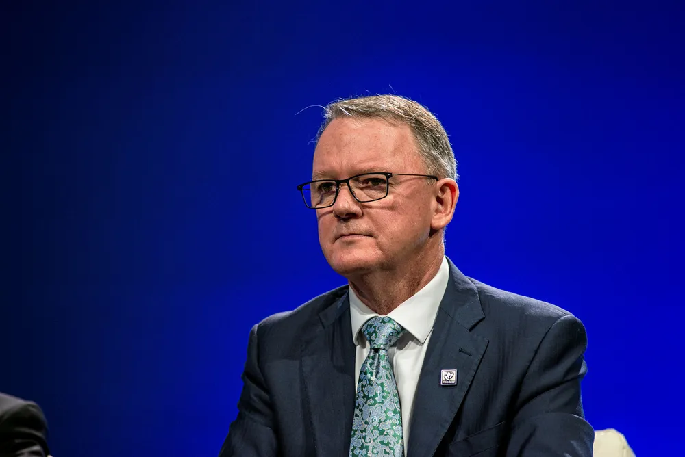 Backed down: Woodside chief executive Peter Coleman