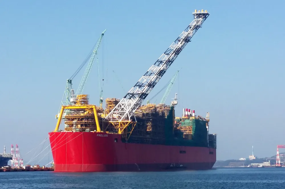 Work: on Shell's Prelude FLNG facility
