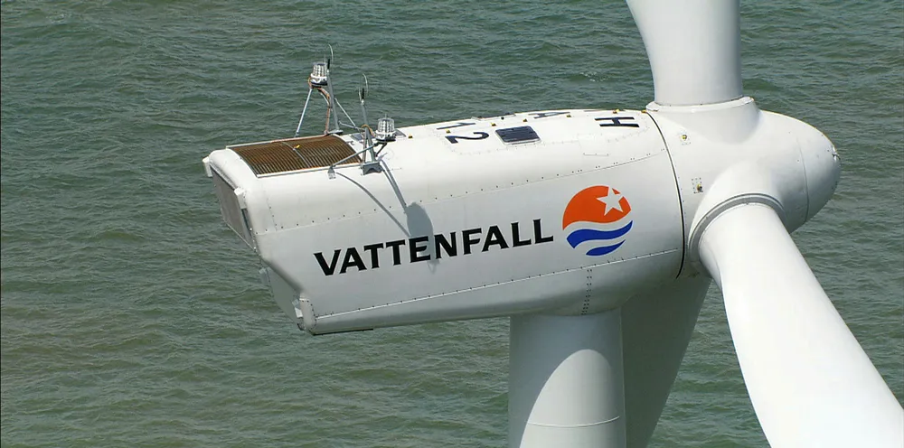 Vattenfall is building two wind farms off eastern England.