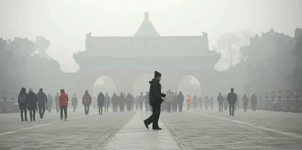 air pollution-plagued China is increasingly opting for wind power