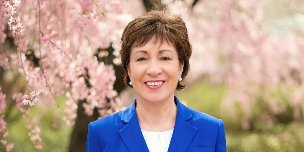 Susan Collins is a Republican senator representing Maine.