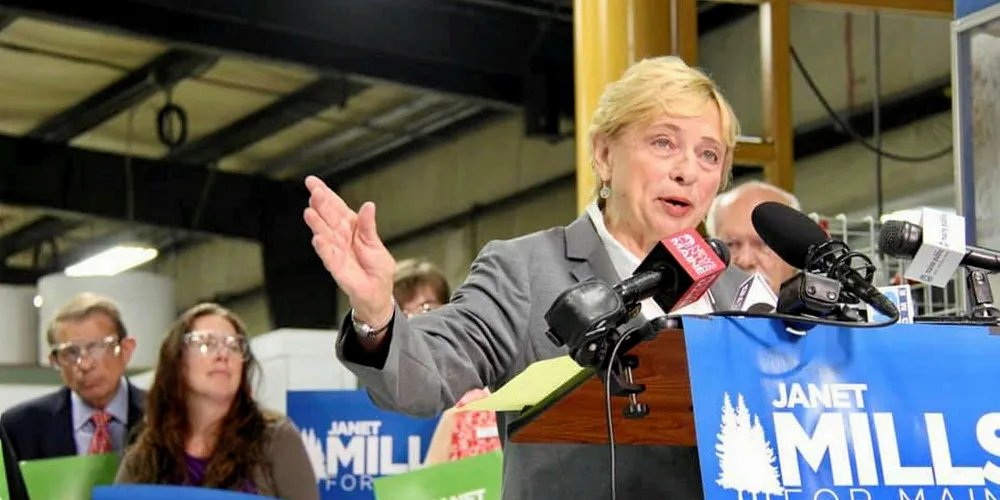 Maine governor Janet Mills.