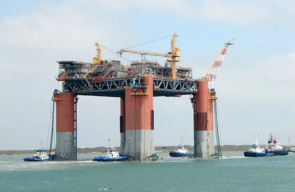 In position: Delta House floater towed to US Gulf field