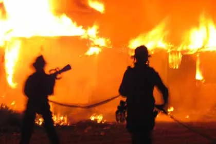 LNG plant fire: late last week in China