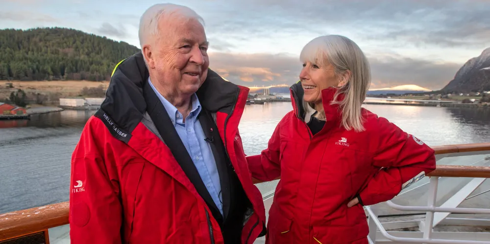 Torstein Hagen and daughter Karine own a majority stake in Viking Holdings.