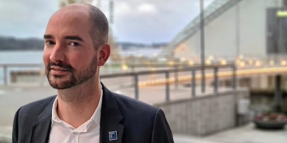 Norcod CEO Christian Riber. The company is facing early harvests of its fish after the discovery of sexually mature cod in its cages.
