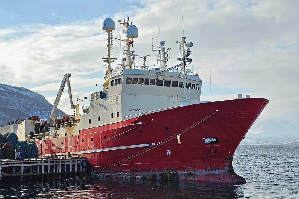 Bengt Are Korneliussens snøkrabbebåt «Arctic Opilio» på 56 meter ligger i Tromsø, uten fiskeritillatelser.