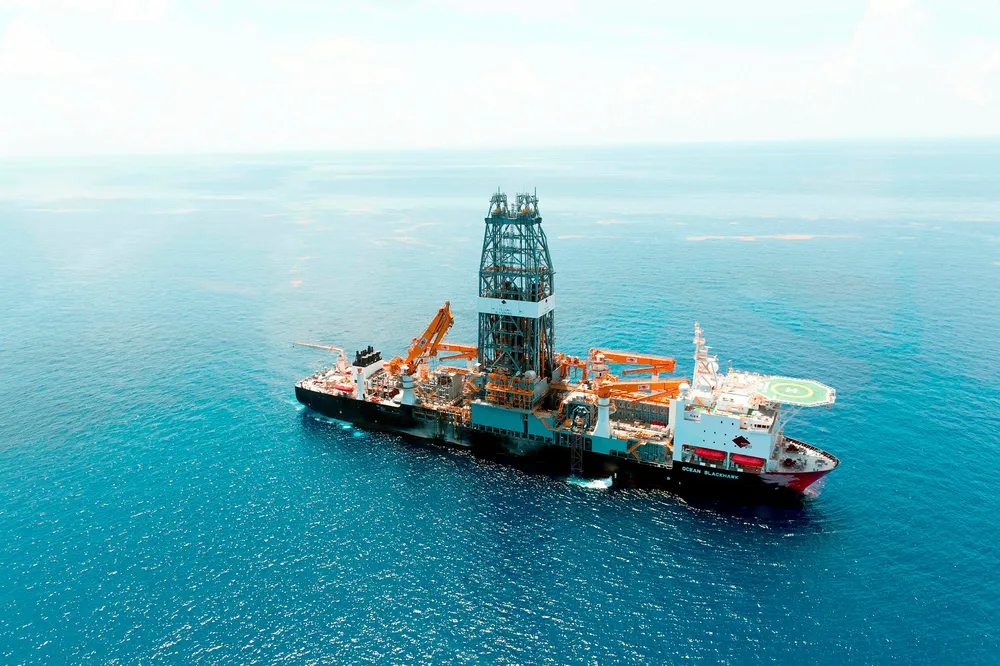 Ocean BlackHawk: chartered, along with the Ocean BlackRhino, by Woodside off Senegal