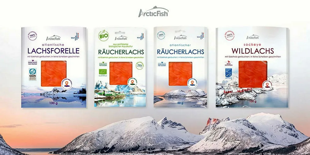Seven weeks ago, Milarex re-launched its ArcticFish smoked salmon brand in the German market, bringing in a 'new and modern design for a sustainably aware audience'.