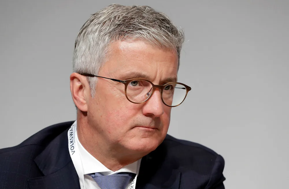 Audi-direktør Rupert Stadler. Foto: Michael Sohn/AP Photo