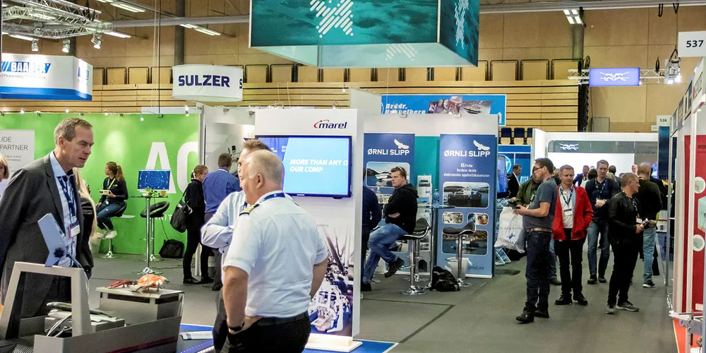 Fra utstyrsmessen Nor-Fishing i 2018.