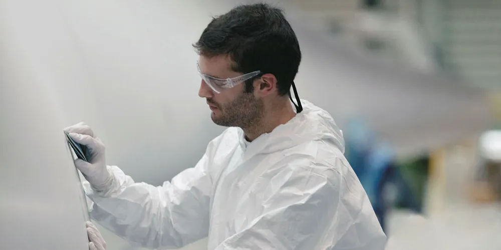 A Siemens Gamesa blade manufacturing plant.