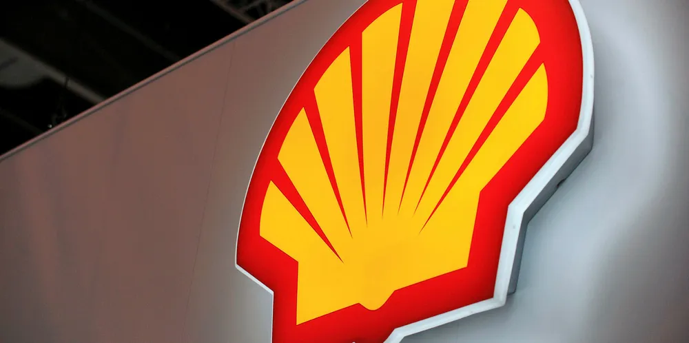 A picture shows the logo of Anglo-Dutch oil giant Shell.