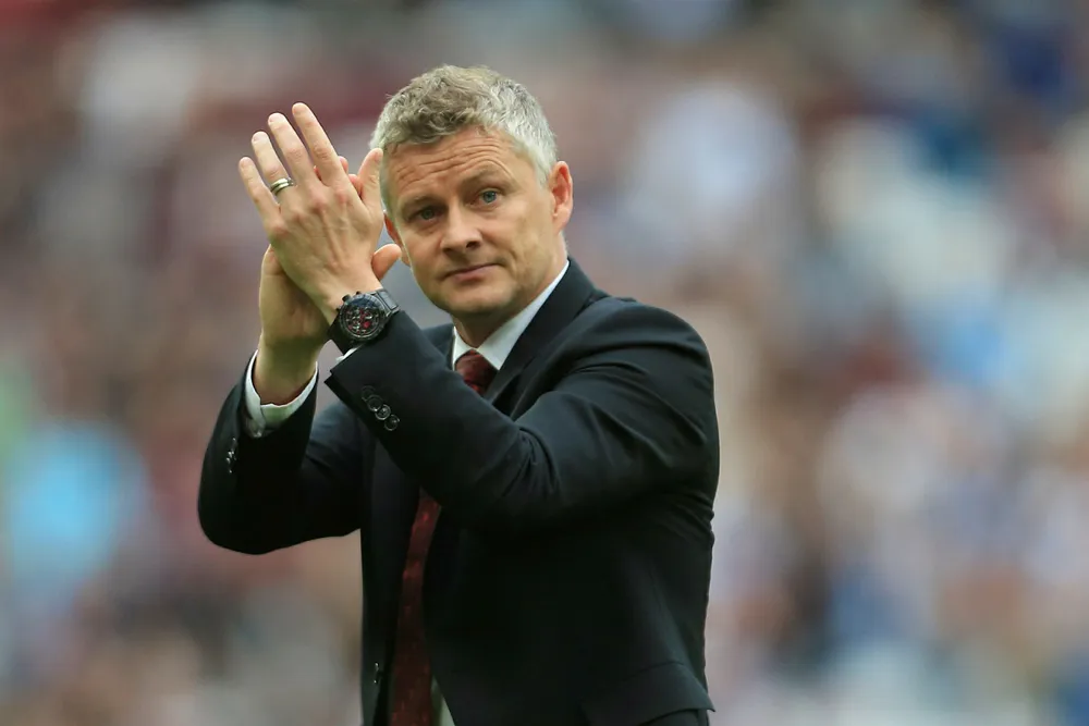 Ole Gunnar Solskjær og Manchester United legger fram rekordstore inntekter, men sliter sportslig. Foto: Leila Coker / AP / NTB scanpix.