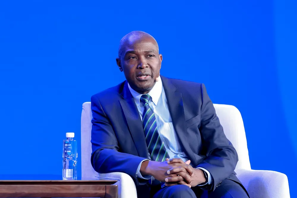 Nigeria LNG chief executive, Philip Mshelbila, at WGC 2025.