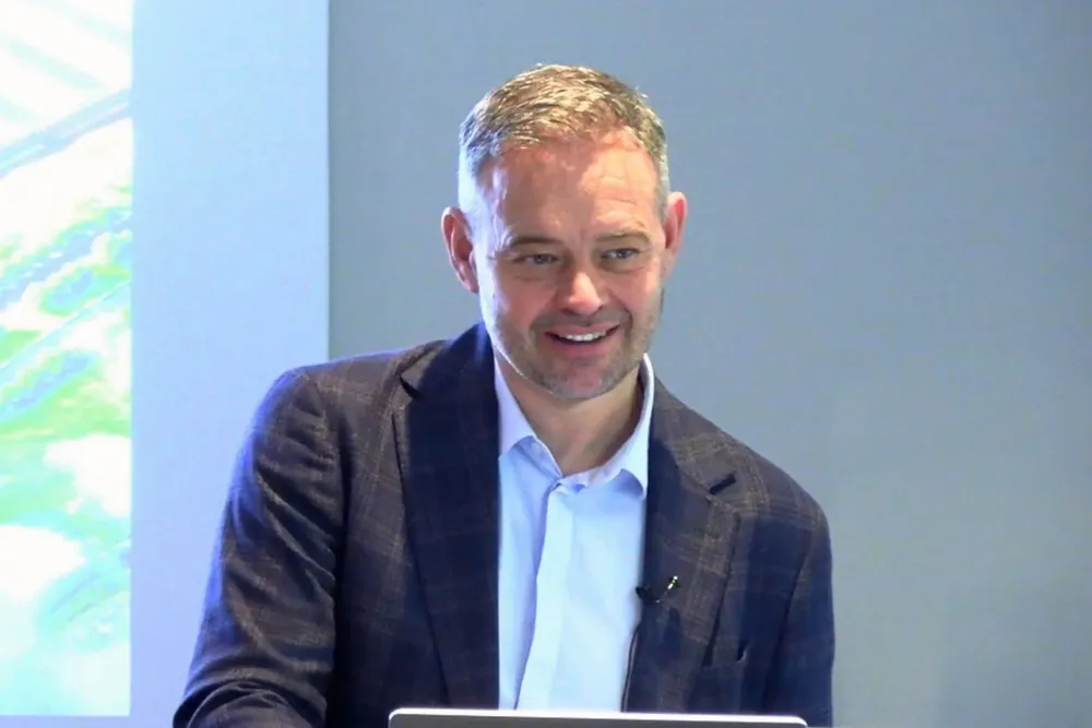 Ragnar Joensen, CEO at land-based salmon farming group Nordic Aqua Partners.