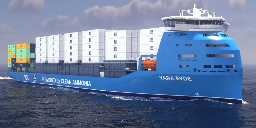 CMB.Tech to own first ammonia-powered container ship being built in China