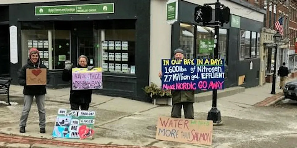 Nordic Aquafarms in Maine is receiving pushback from local residents.